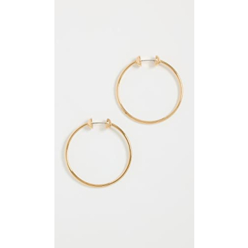 Jenny Bird Icon Hoops Small High Polish Gold Earrings