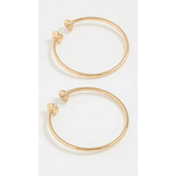 Jenny Bird Icon Hoops Small High Polish Gold Earrings