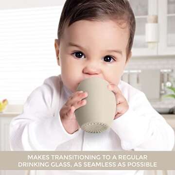 Silicone Baby Cup - Toddler Training & Open Cup for Weaning