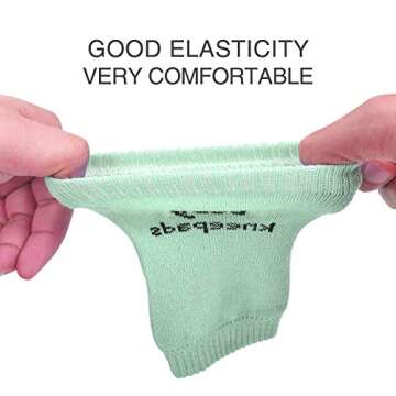 IUMÉ Baby Knee Pads for Crawling, 5 Pairs Unisex Baby Toddlers Crawling Knee Pads Anti-Slip Knee Protect Baby’s Knee for Crawling (Light grey,Pink,Black,Red,Light green)