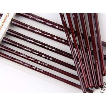 Artist Paint Brushes Superior Sable Watercolor Brush Set