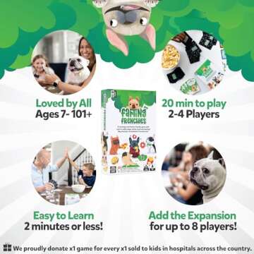 Farting Frenchies Card Game - Family Fun & Laughter