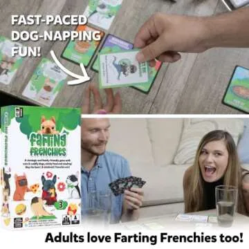 Farting Frenchies Card Game - Family Fun & Laughter