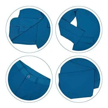 HuiSiFang Womens Fall Fashion 2 Piece Blazer Sets Open Front Blazers and Slim Fit Pants Suits Set