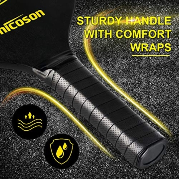 Amicoson Pickleball Paddle Set - Family Fun & Quality