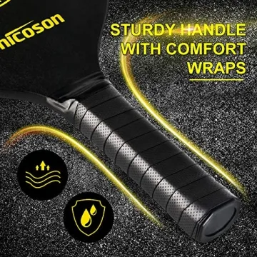 Amicoson Pickleball Paddle Set - Family Fun & Quality