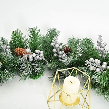 DearHouse 14 Pack Glitter Berries for Christmas Decor