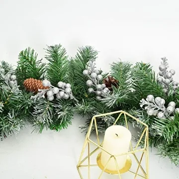 DearHouse 14 Pack Glitter Berries for Christmas Decor