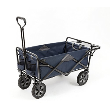 Heavy Duty Collapsible Outdoor Wagon with Table and Cup Holders