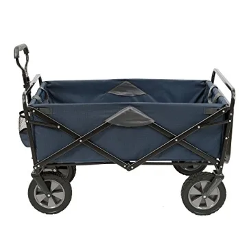 Heavy Duty Collapsible Outdoor Wagon with Table and Cup Holders