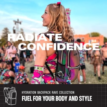 Sojourner Hydration Pack for Hiking Biking and Festivals