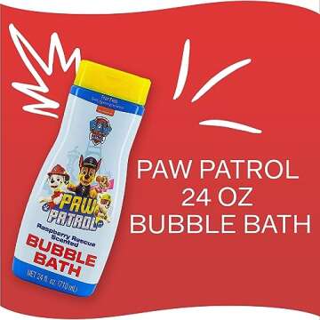 Paw Patrol Bubble Bath Raspberry Rescue Delight for Kids