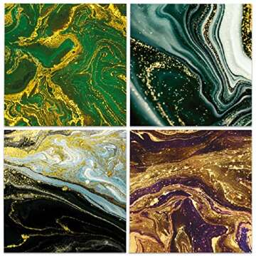 BLEDS Scrapbook Paper - 24 Colorful Craft Sheets 6x6