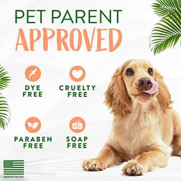 TropiClean Papaya Dog Perfume Spray Long Lasting | Naturally Derived Odor Removing Dog Deodorizing Spray | Cat Friendly | Made in USA | 8 oz.