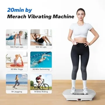 MERACH Vibration Plate for Weight Loss and Fitness Success