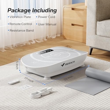 MERACH Vibration Plate for Weight Loss and Fitness Success