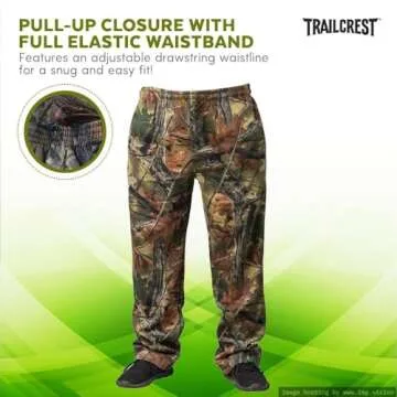 TrailCrest Highland Timber Camo Sweatpants for Outdoor Comfort