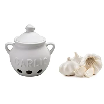 Garlic Clove Keeper - Ceramic Storage for Freshness