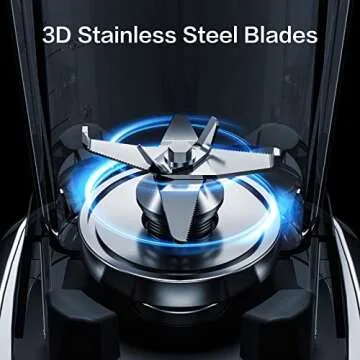 AMZCHEF Professional Blender: 1800W Versatile Kitchen Companion