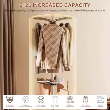 Portable Clothes Dryer - 900W Fast Drying Compact Solution