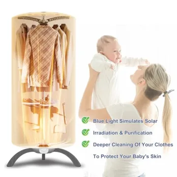 Portable Clothes Dryer - 900W Fast Drying Compact Solution