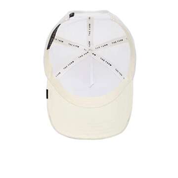 Goorin Bros. The Farm Unisex Original Adjustable Snapback Trucker Hat, White Queen Bee, One Size