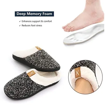 Cozy Memory Foam Slippers for Women and Men