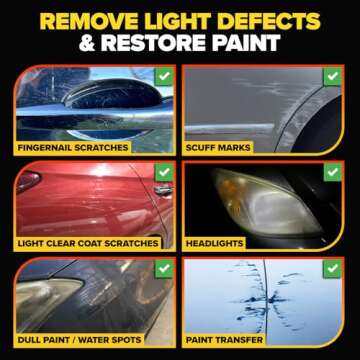 Carfidant Scratch and Swirl Remover Kit for Car Paint Restoration