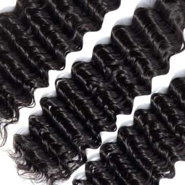 Deep Wave Human Hair Bundles for Stunning Styles 12A