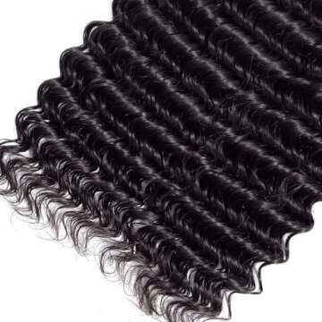 Deep Wave Human Hair Bundles for Stunning Styles 12A