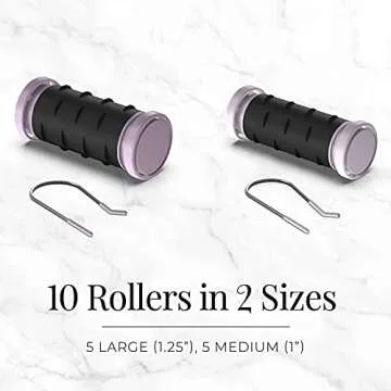 Compact Ceramic Hot Rollers - Stunning Curls Anywhere