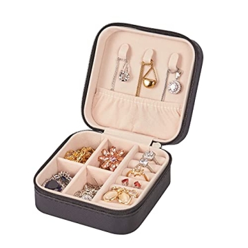 LETURE PU Leather Jewelry Box for Stylish Jewelry Storage