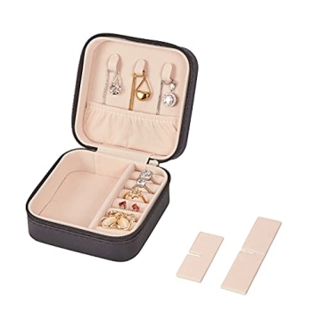 LETURE PU Leather Jewelry Box for Stylish Jewelry Storage