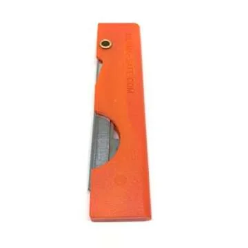 Derma-safe Folding Utility Survival Knife (5-pack) Orange