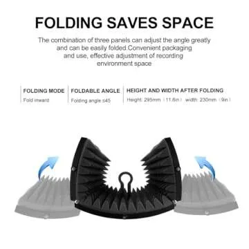 Aokeo Microphone Isolation Shield - Perfect for Recordings