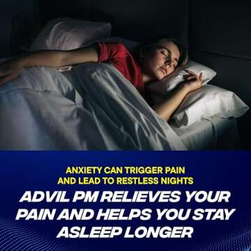 Advil PM Liqui-Gels Pain Reliever and Nighttime Sleep Aid, Pain Medicine with Ibuprofen for Pain Relief and Diphenhydramine HCL for a Sleep Aid - 2x80 Liquid Filled Capsules