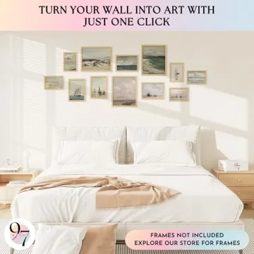 Coastal Vintage Wall Art Collection for Home Decor