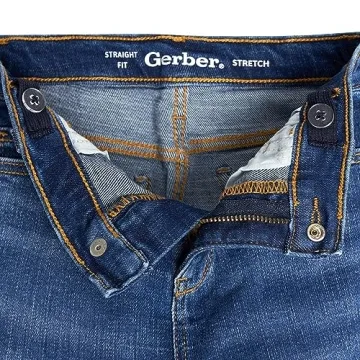 Gerber Baby Straight Leg Denim Jeans Toddler Blue 5T