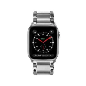 CASETiFY Link Bracelet Watch Band - Premium Stainless Steel Compatible with Apple Watch 38mm/40mm/41...