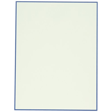 Crane & Co. Regent Blue Bordered Ecruwhite Letter Sheets - Elegant Writing Experience