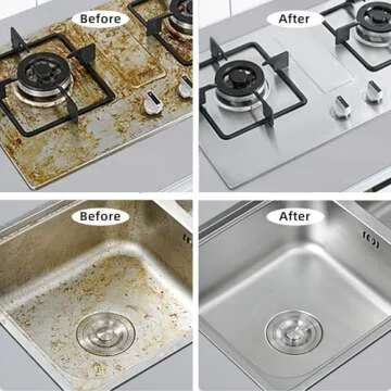 Foamworld 70 Pack Magic Sponges Eraser, 2X Density Melamine Sponge, Extra Large Long Lasting Household Kitchen Cleaning Sponge for Dishes, Bathroom, Bathtub, Car, Toy (4.3 x 2.8 x 0.8 in)