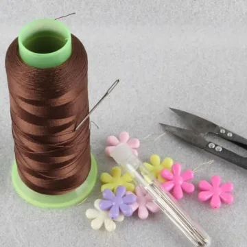 FeiHong 12-Piece Colorful Needle Threaders for Crafting