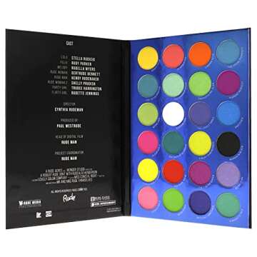RUDE City of Neon Lights - 24 Vibrant Pigment & Eyeshadow Palette (RU87960)