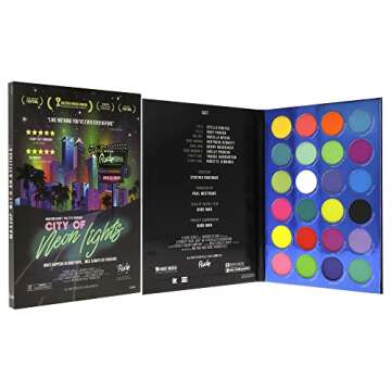 RUDE City of Neon Lights - 24 Vibrant Pigment & Eyeshadow Palette (RU87960)