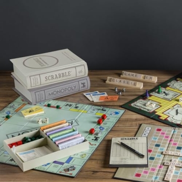 Vintage Board Games Beautifully Presented for Fun