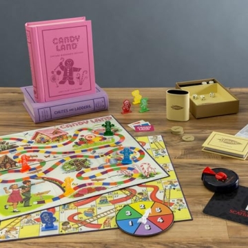 Vintage Board Games Beautifully Presented for Fun