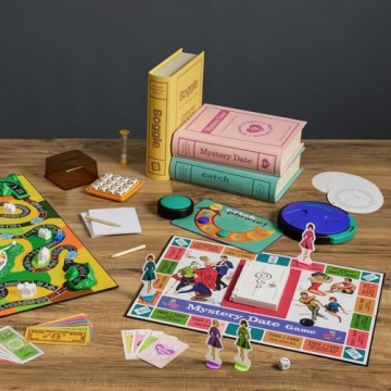 Vintage Board Games Beautifully Presented for Fun