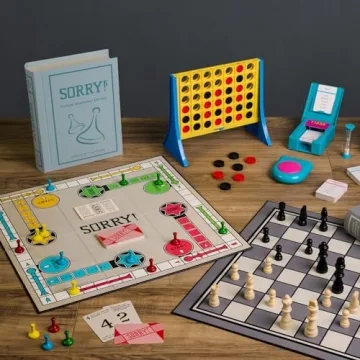 Vintage Board Games Beautifully Presented for Fun