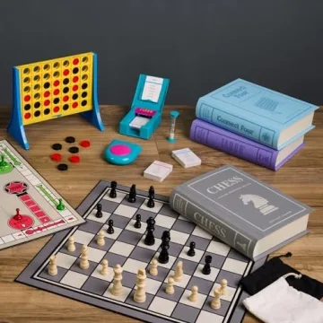 Vintage Board Games Beautifully Presented for Fun