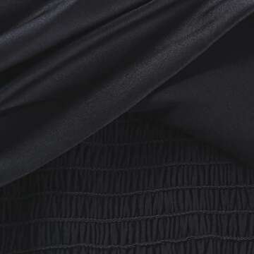 Matoburr Women’s Sexy Corset Bustier Top Sleeveless Solid Color Ruched Fashion Slim Crop Top Black